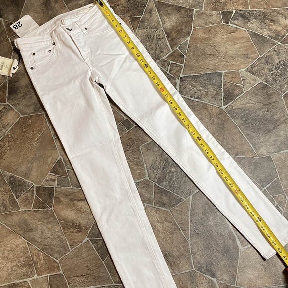 NWT Rag & Bone Skinny Jean Sz 28 in White - Picture 5 of 16